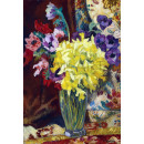 РЕПРОДУКЦИИ НА КАРТИНИ Ваза с анемони и нарцис (1931)